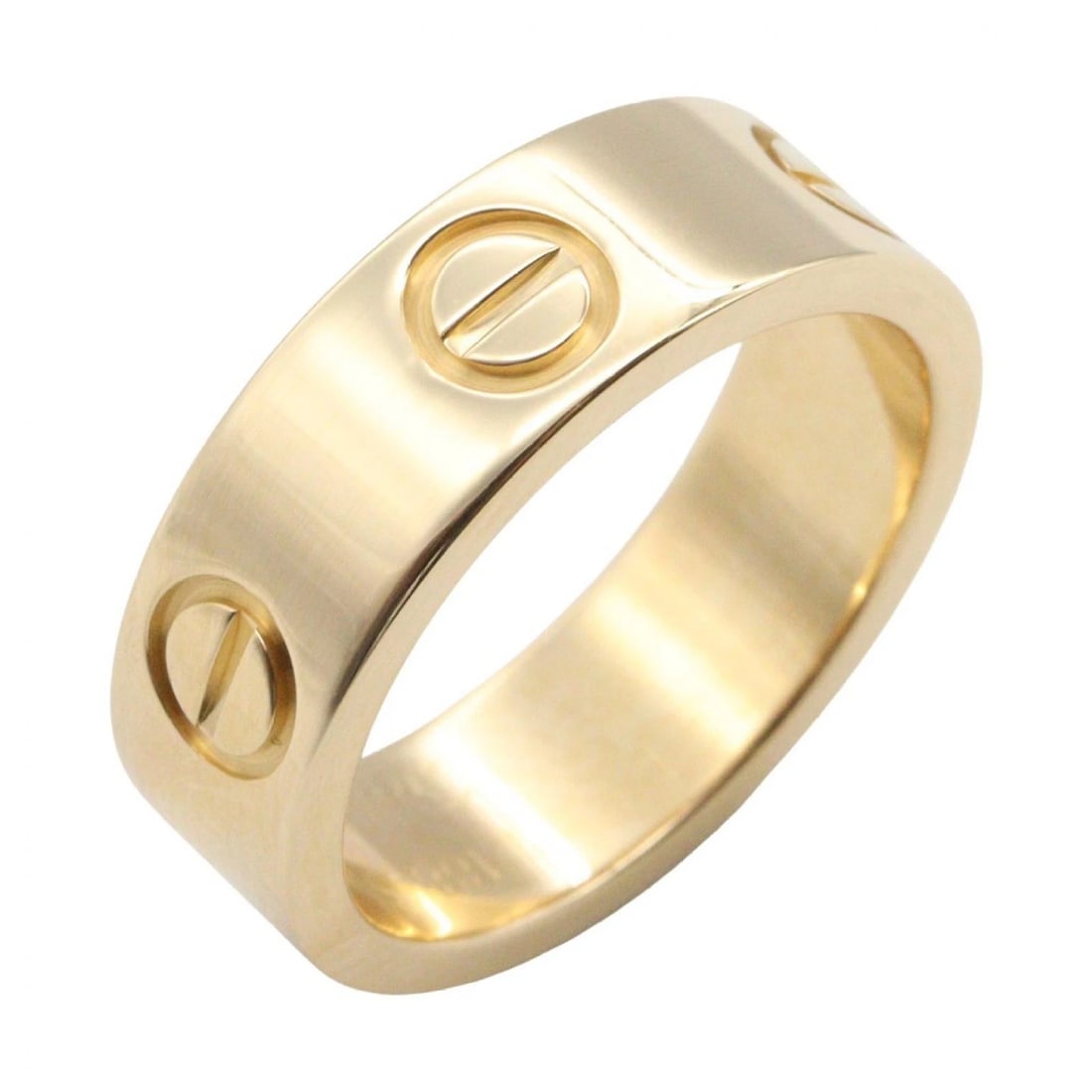 CARTIER LOVE RING 18KYG YELLOW GOLD: CARTIER Love Ring 18KYG Yellow Gold Brand: CARTIER Type/Style: Ring Material: K18 (Yellow Gold), Color: Gold Size: US size 4.25 Accessories: None Accessories Notice: When purchasing pre-owned goods,