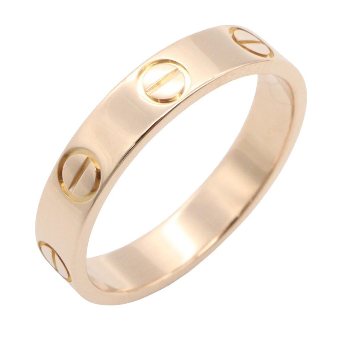 CARTIER MINI LOVE RING 18KPG: CARTIER Mini Love Ring 18KPG Brand: CARTIER Type/Style: Ring Material: K18PG?Rose Gold?, Color: Gold Size: Us size 4.5 Accessories: None Accessories Notice: When purchasing pre-owned goods, please