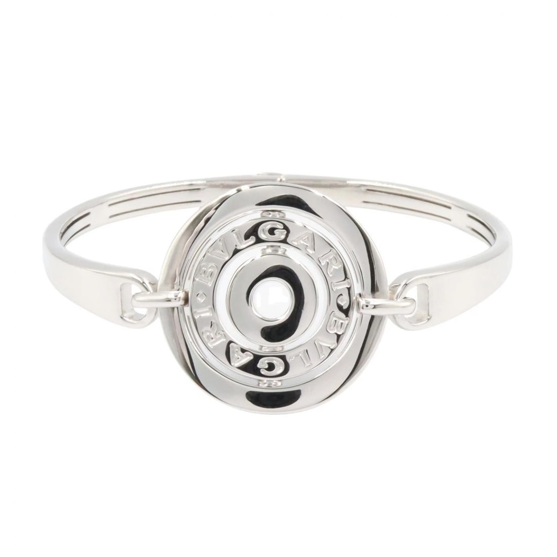 BVLGARI ASTRALE CERCHI BRACELET 18KWG: BVLGARI Astrale Cerchi Bracelet 18KWG Brand: BVLGARI Type/Style: Bracelet Material: K18WG?White Gold?, Color: Silver Size: Size Band Length?15.5cm(6.1") Notation Size?- Motif W?27mm x H?27mm(1.1" x 1.