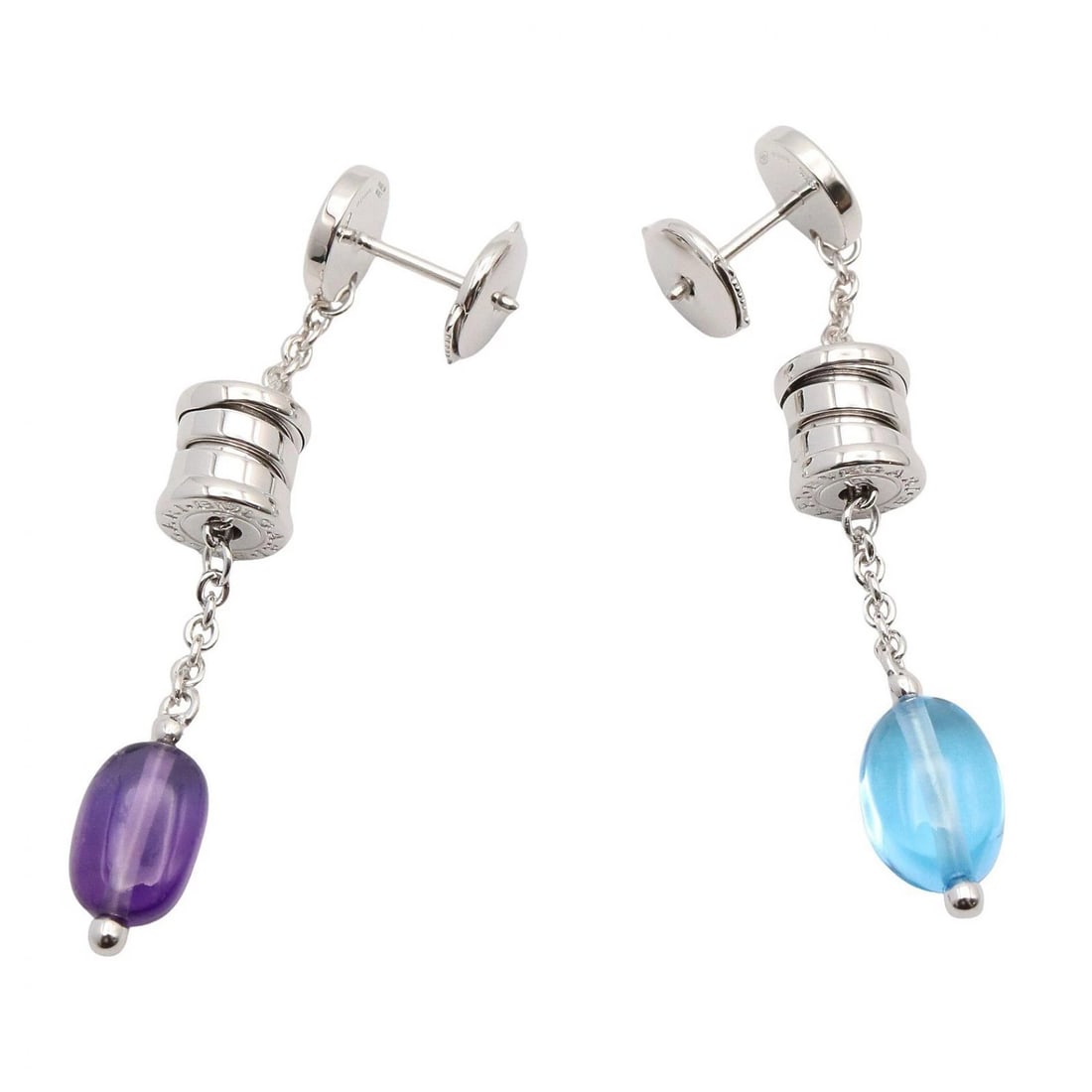 BVLGARI B-ZERO1 ELEMENT PIERCED EARRINGS - 2