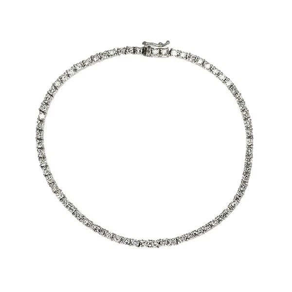 PT850 DIAMOND TENNIS BRACELET: Pt850 diamond tennis bracelet Brand: None Type/Style: bracelets Material: Pt850, Main Stone Natural Color: None Size: Chain Length 19cm Length/Width/Diameter 2.5 Accessories: None Accessories Notice: