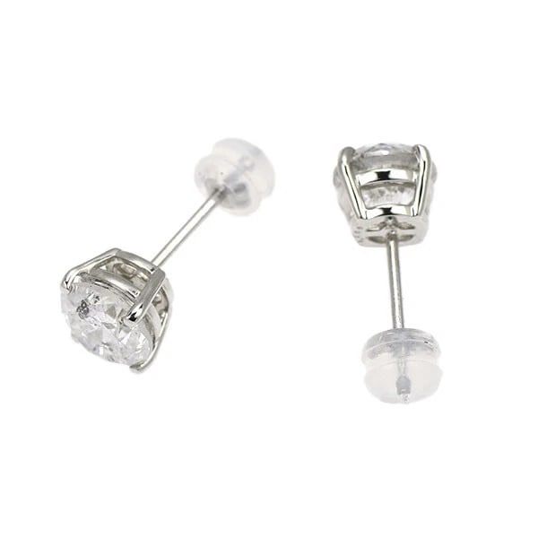 PT900 DIAMOND EARRINGS - 2