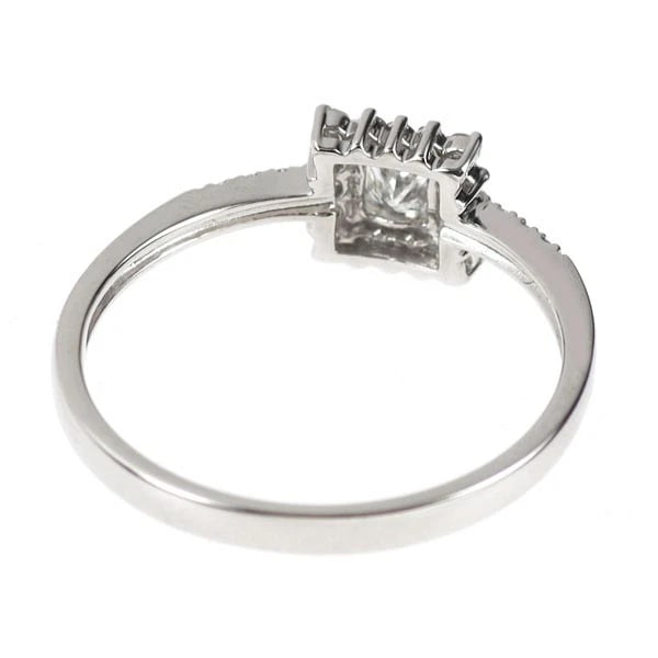 PT900 PRINCESS CUT DIAMOND RING - 2