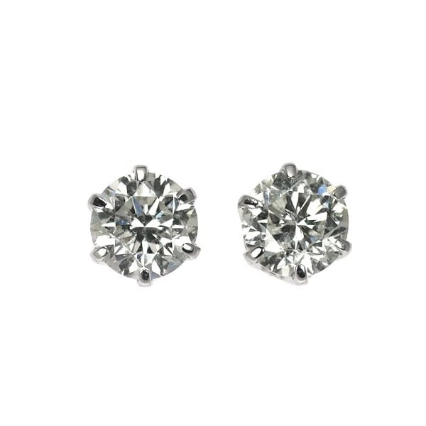 PT900 DIAMOND EARRING: Pt900 diamond earring Brand: None Type/Style: piercing Material: Pt900, Main Stone Natural Color: None Size: Length/Width/Diameter 4.0 Accessories: None Accessories Notice: When purchasing pre-owned