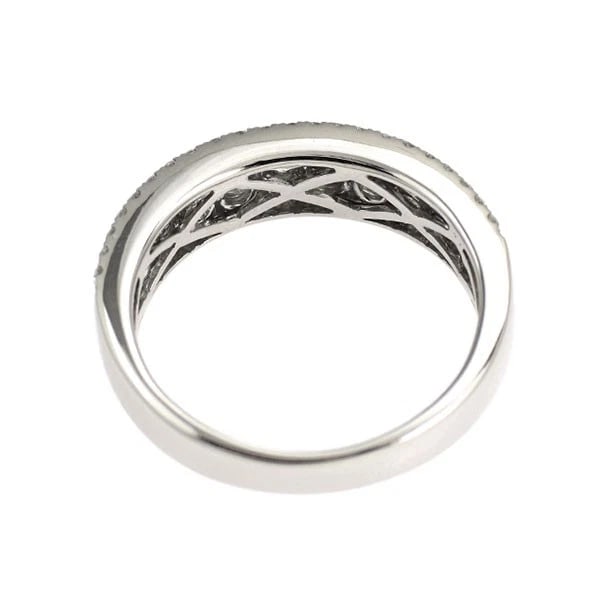 K18WG DIAMOND RING - 3