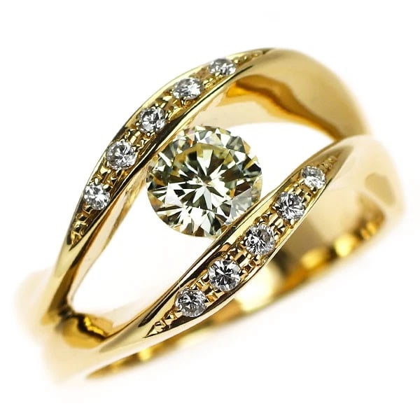 TASAKI PEARL K18YG DIAMOND RING: Tasaki Pearl K18YG Diamond Ring Brand: Tasaki Pearl Type/Style: Ring Material: K18YG, Main Stone Natural Color: YG Size: 6 US Accessories: None Accessories Notice: When purchasing pre-owned goods,