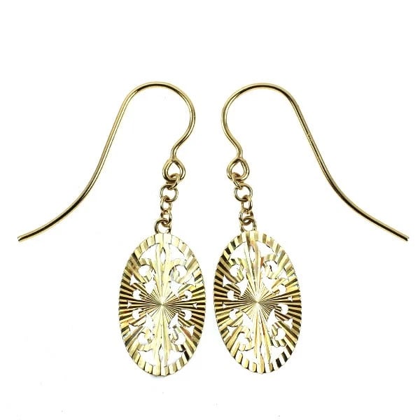 K18YG/WG DESIGN EARRINGS: K18YG/WG design earrings Brand: None Type/Style: piercing Material: K18WG/YG, Color: YG/WG Size: Length/Width/Diameter 30.7 Accessories: None Accessories Notice: When purchasing pre-owned goods,