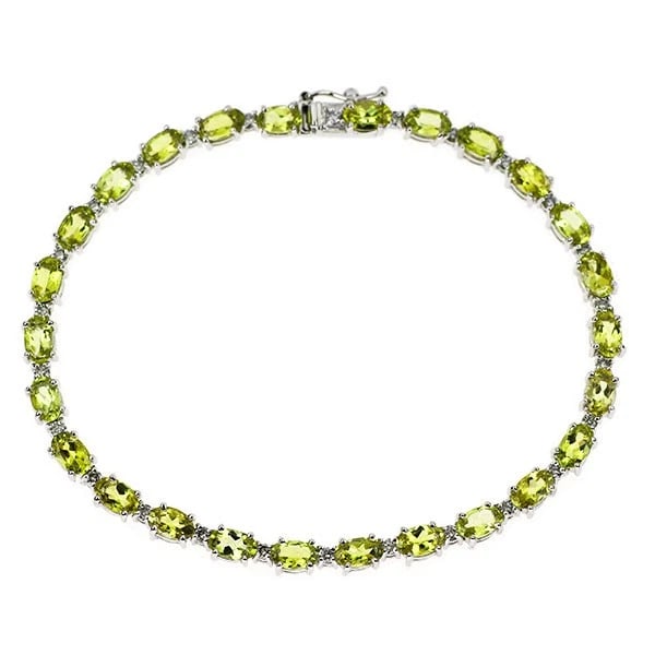 K18WG CANARY YELLOW TOURMALINE DIAMOND BRACELET: K18WG Canary Yellow Tourmaline Diamond Bracelet Brand: None Type/Style: bracelets Material: K18WG, Main Stone Natural Color: WG Size: Chain Length 18cm Length/Width/Diameter 3.8 Accessories: None