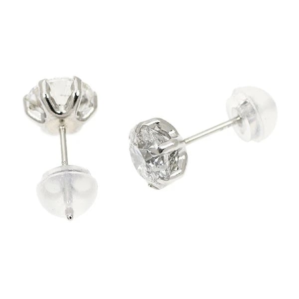 PT900 DIAMOND EARRINGS - 2