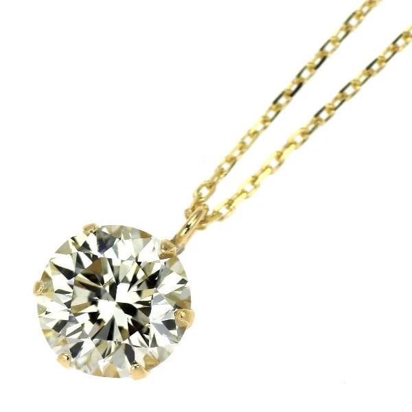 K18YG LDH DIAMOND PENDANT NECKLACE: K18YG LDH Diamond Pendant Necklace Brand: None Type/Style: pendant necklace Material: K18YG, Main Stone Natural Color: YG Size: Chain Length 40cm Accessories: None Accessories Notice: When purchasing