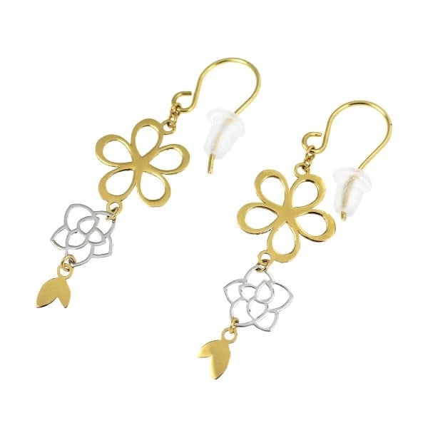 K18YG/WG EARRING - 2