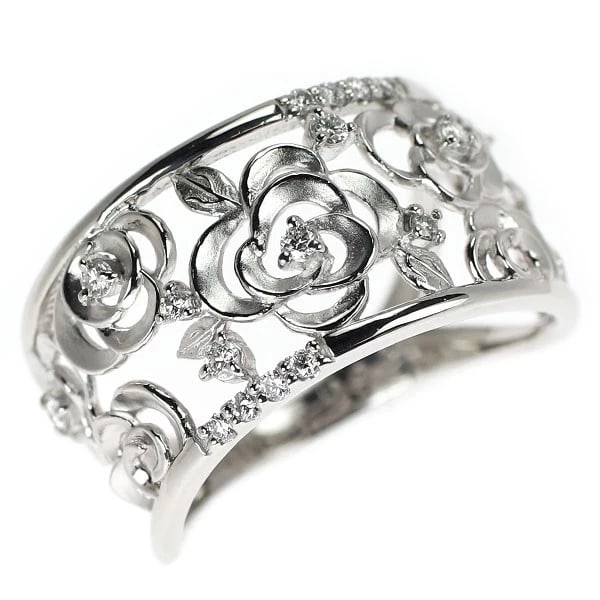 PT900 DIAMOND RING: Pt900 diamond ring Brand: None Type/Style: Ring Material: Pt900, Main Stone Natural Color: None Size: 4.75 - 5 US Accessories: None Accessories Notice: When purchasing pre-owned goods, please refer