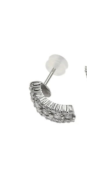 PT900 DIAMOND EARRING - 2