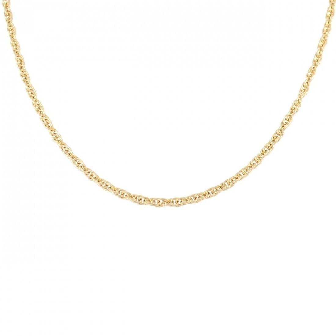 K18YG NECKLACE: K18YG Necklace Brand: Unbranded Type/Style: Necklace Material: K18 yellow gold, Color: YG Size: Length: 51cm Accessories: None Accessories Notice: When purchasing pre-owned goods, please refer to the