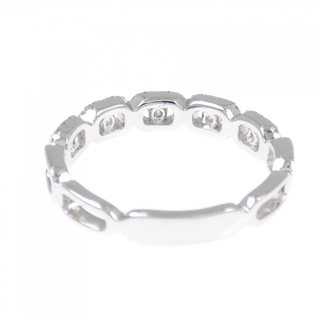 K18WG DIAMOND RING - 3