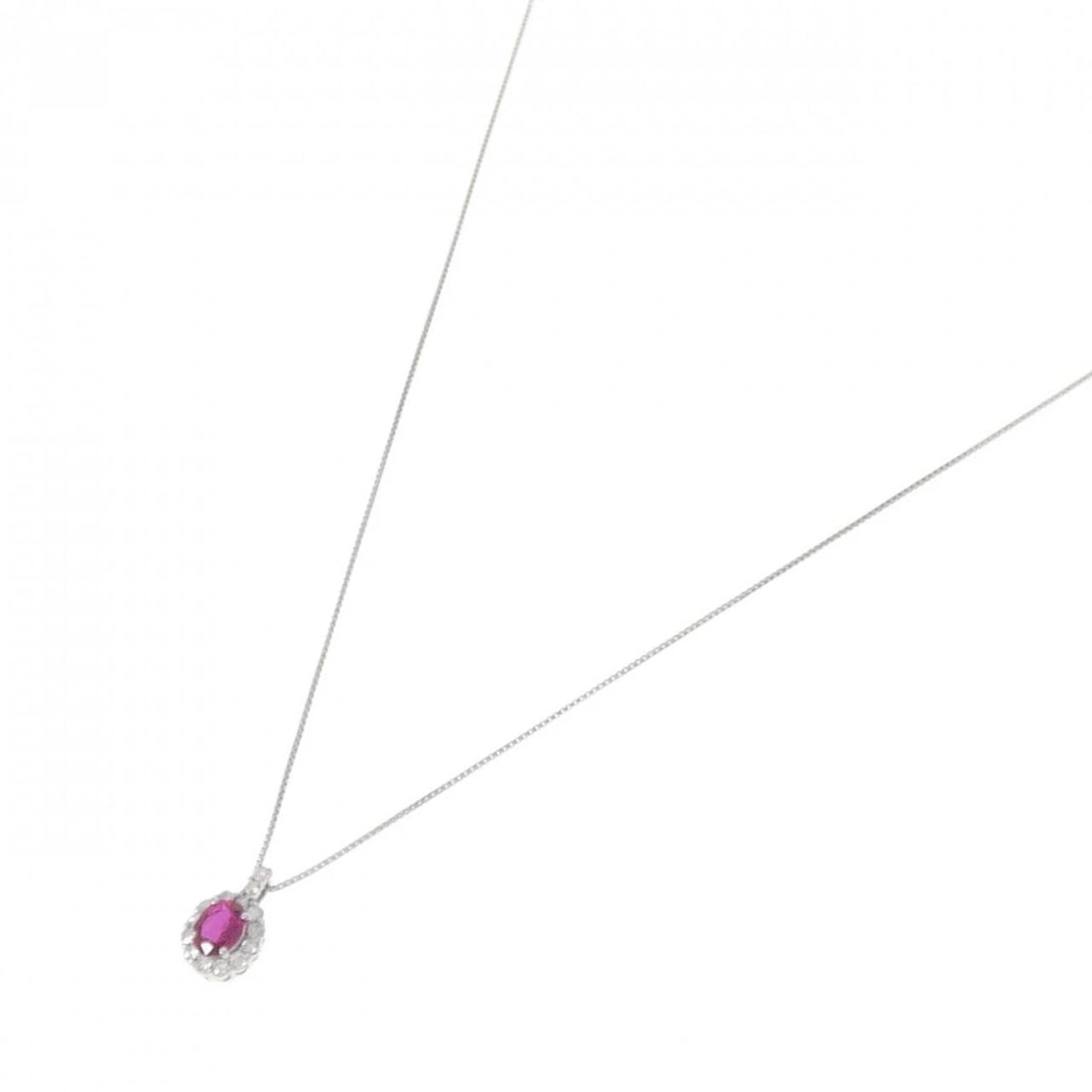 PT950/PT850 RUBY NECKLACE - 2