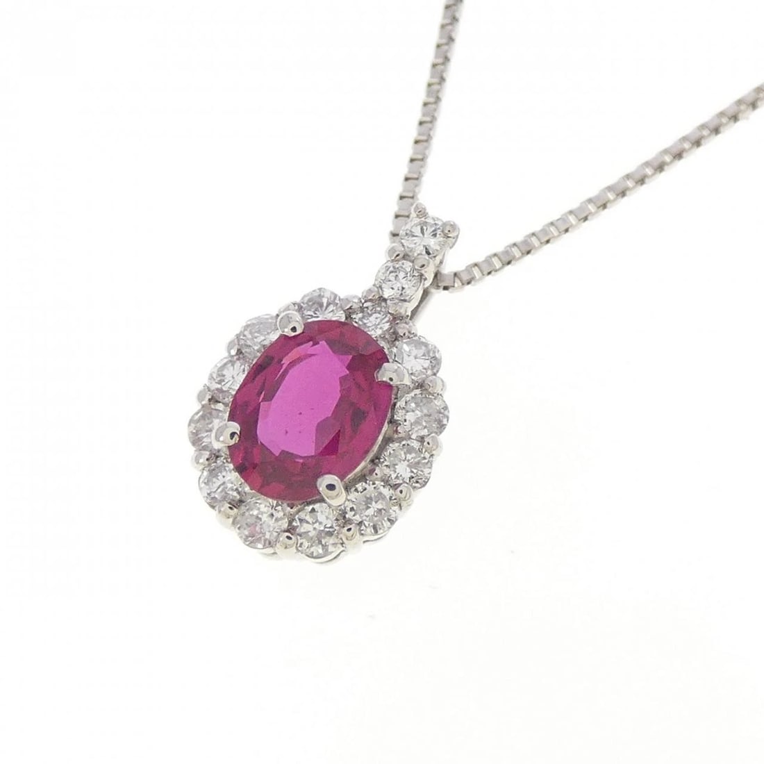 PT950/PT850 RUBY NECKLACE - 3