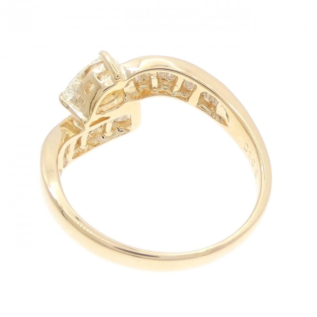 K18YG DIAMOND RING - 3