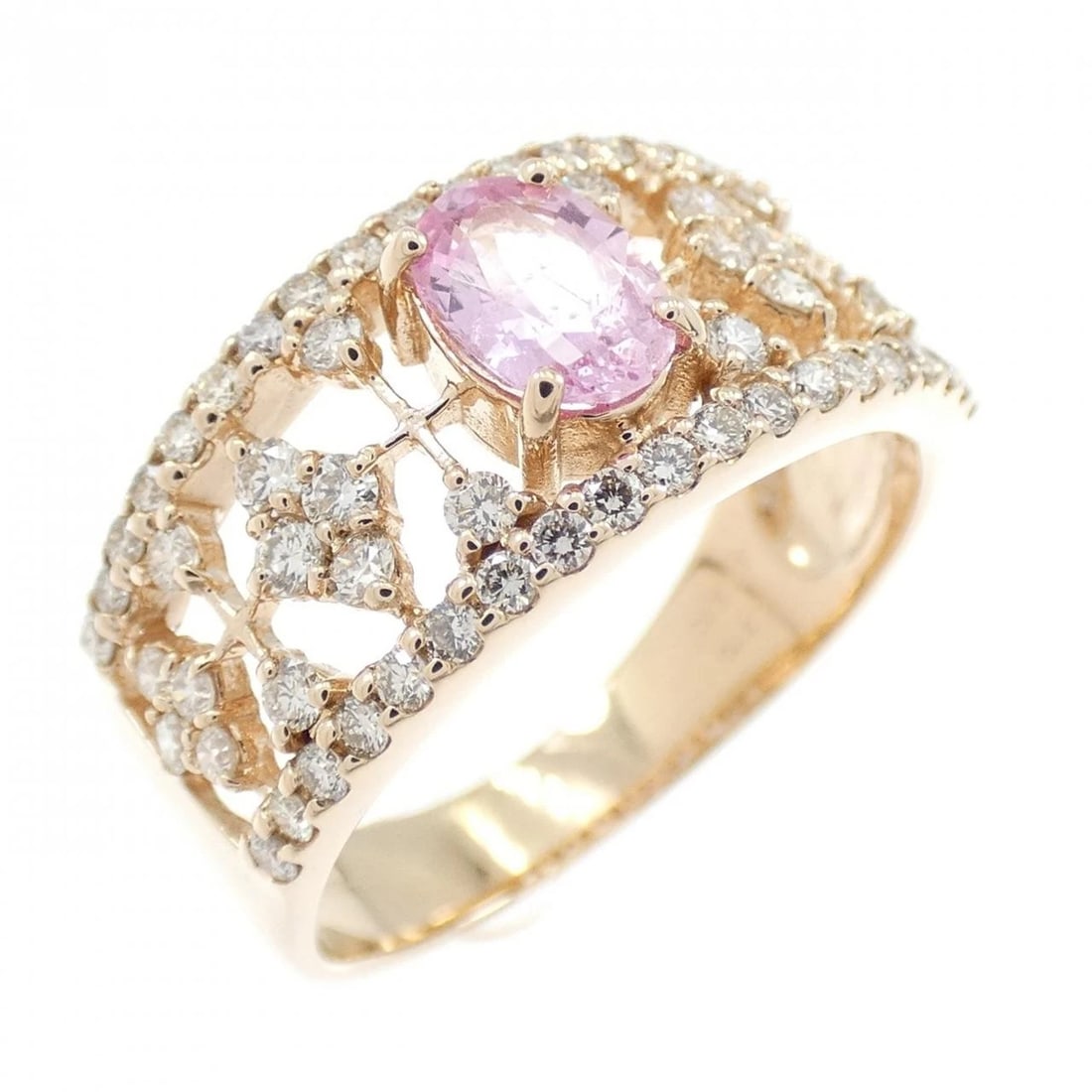 K18PG RUBY RING: K18PG Ruby Ring Brand: Unbranded Type/Style: Ruby Ring Material: K18 Pink Gold, Main Stone Ruby, Natural Color: PG Size: US6 1/4 Accessories: None Accessories Notice: When purchasing pre-owned goods,