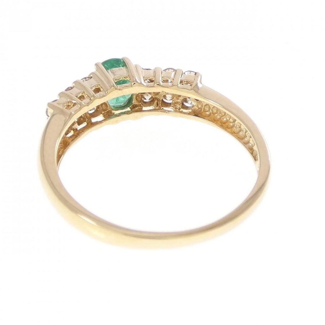 K18YG EMERALD RING - 3