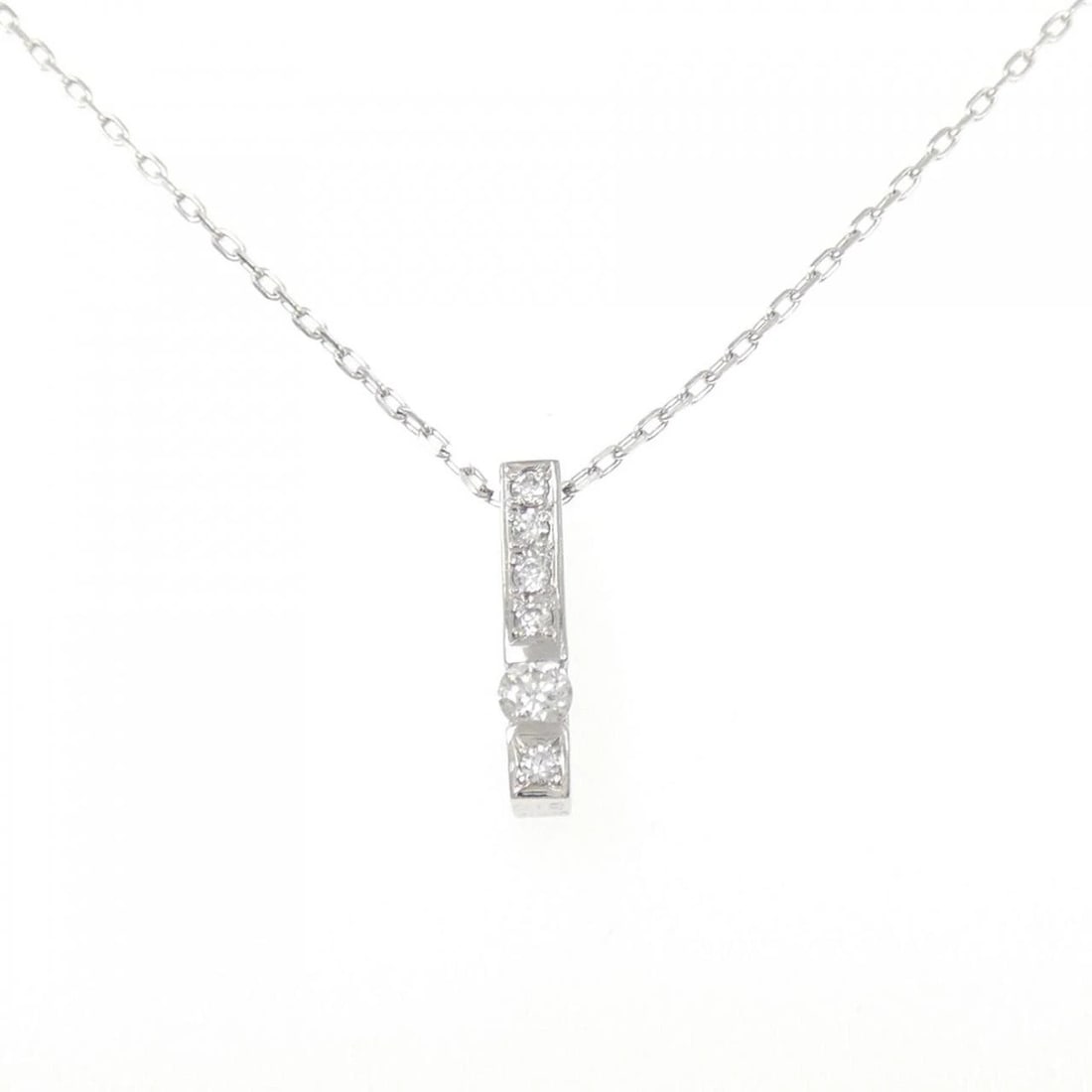 PT900/PT850 DIAMOND NECKLACE: PT900/PT850 Diamond Necklace Brand: Unbranded Type/Style: Diamond Necklace Material: Platinum900/Platinum850, Main Stone Natural Color: PT Size: Length: 41cm Accessories: None Accessories Notice: