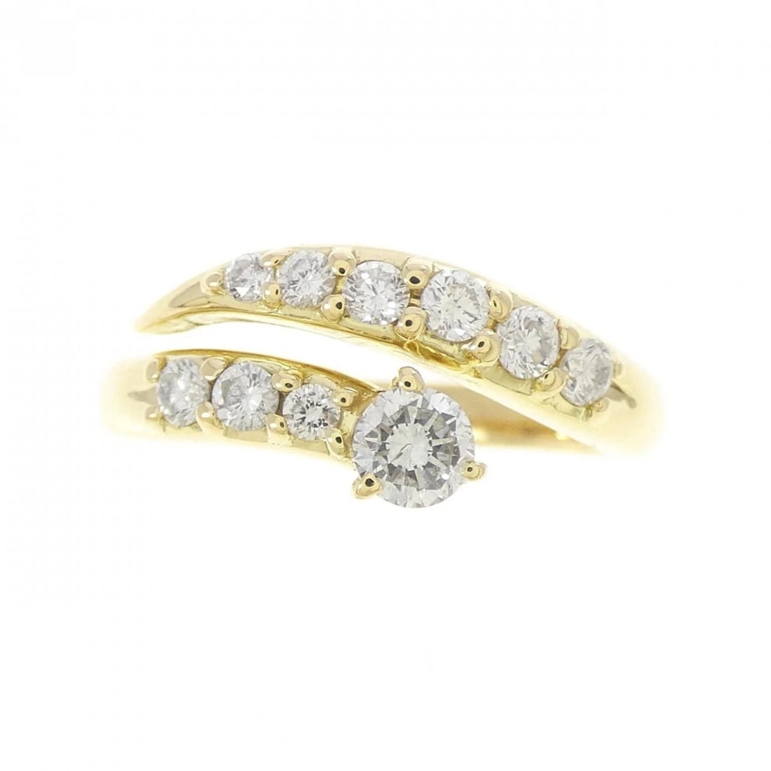 K18YG DIAMOND RING - 2