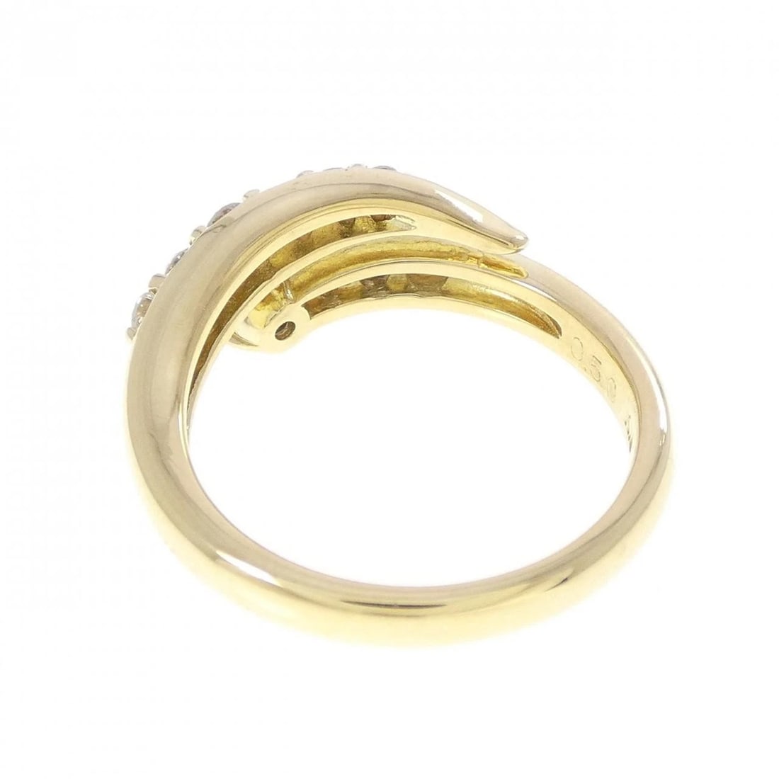 K18YG DIAMOND RING - 3