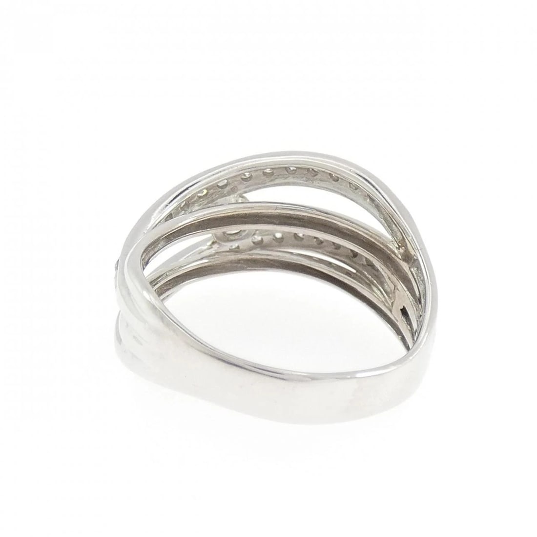 K18WG DIAMOND RING - 3