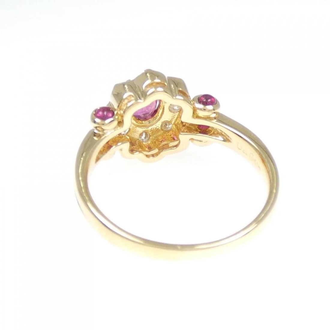 18K YELLOW GOLD RUBY RING - 3