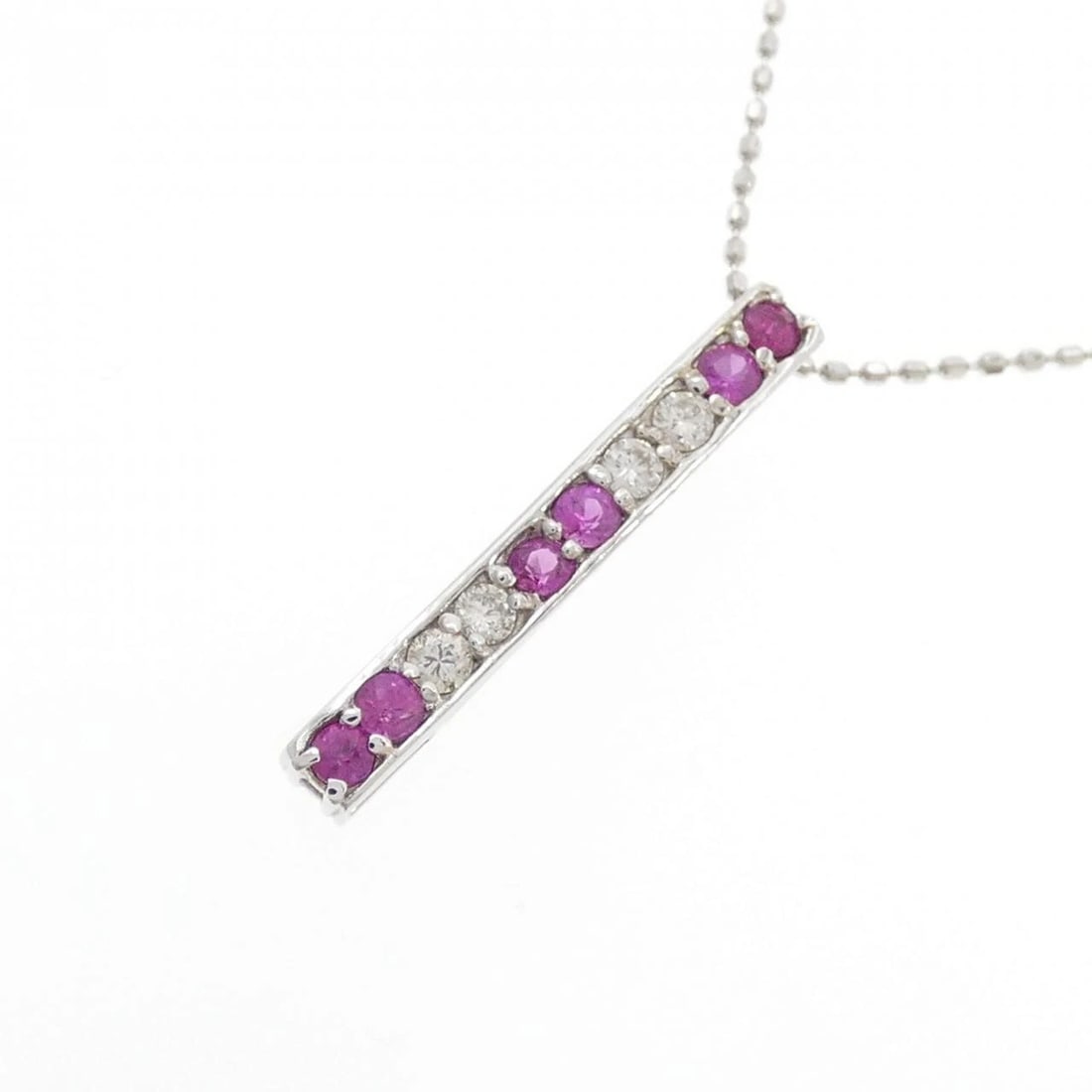 K18WG RUBY NECKLACE - 3