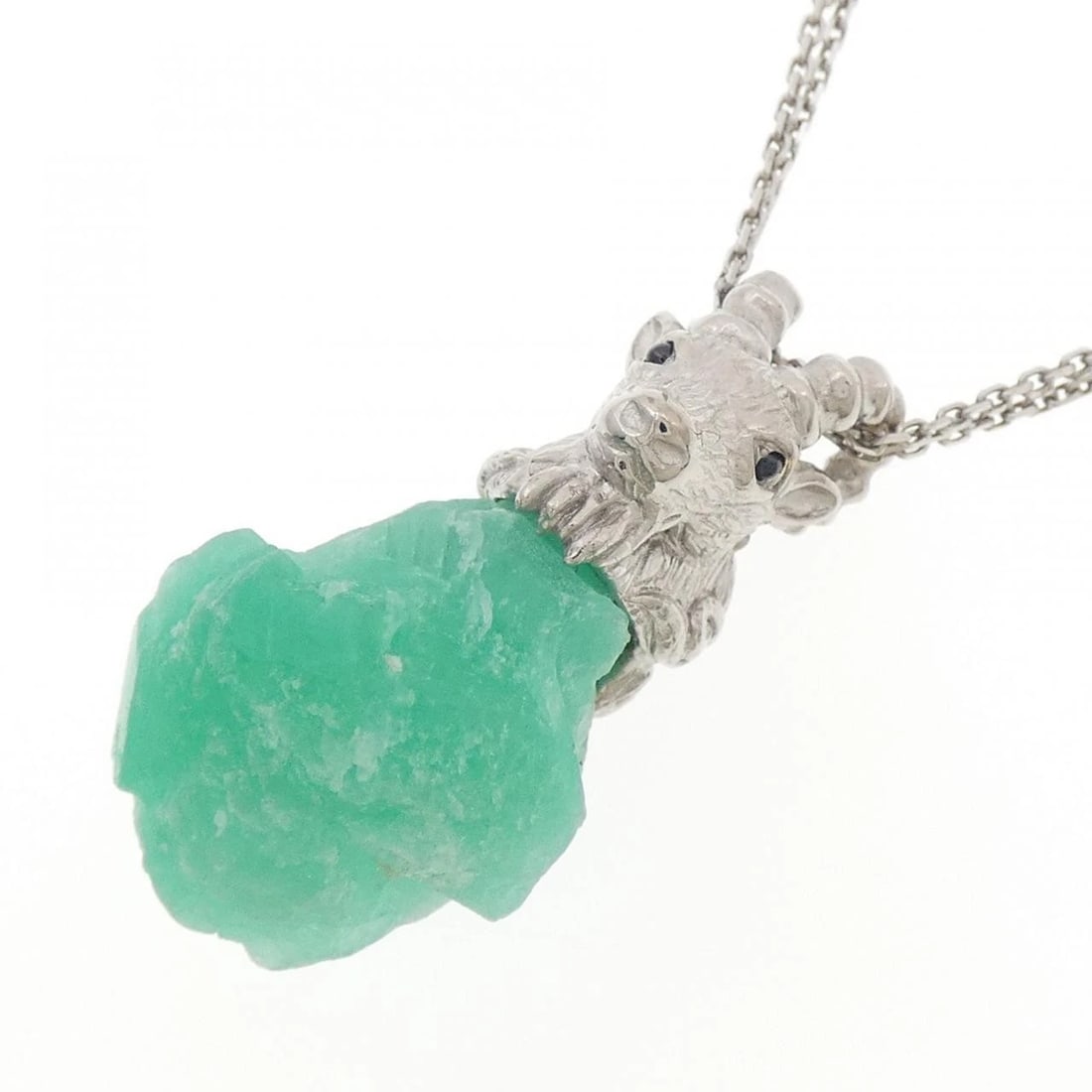 K18WG EMERALD NIPPLE - 3