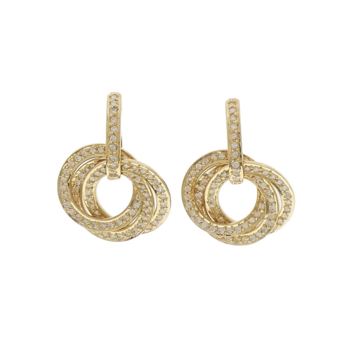 K18YG/750YG DIAMOND PIERCE (1 of 3)