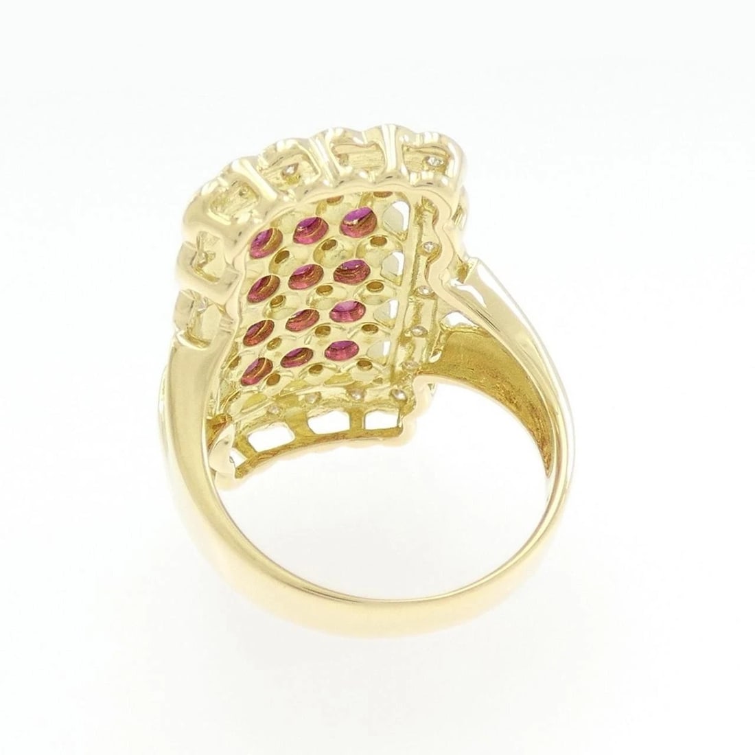 K18YG RUBY RING - 3