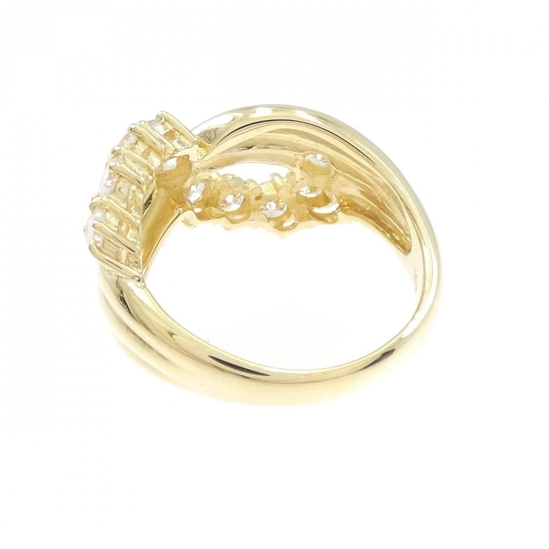 K18YG DIAMOND RING - 3