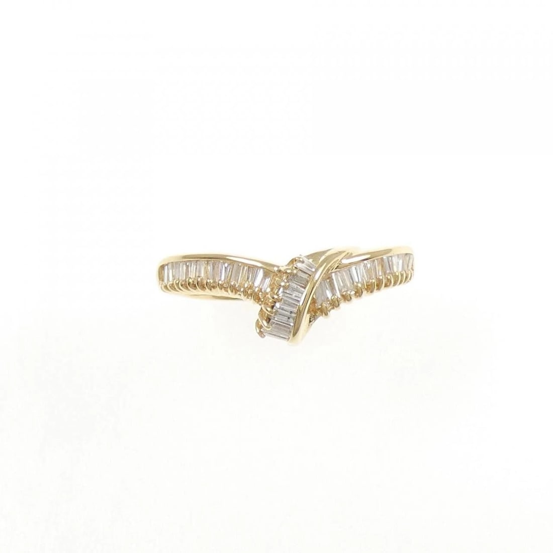 K18YG DIAMOND RING - 2