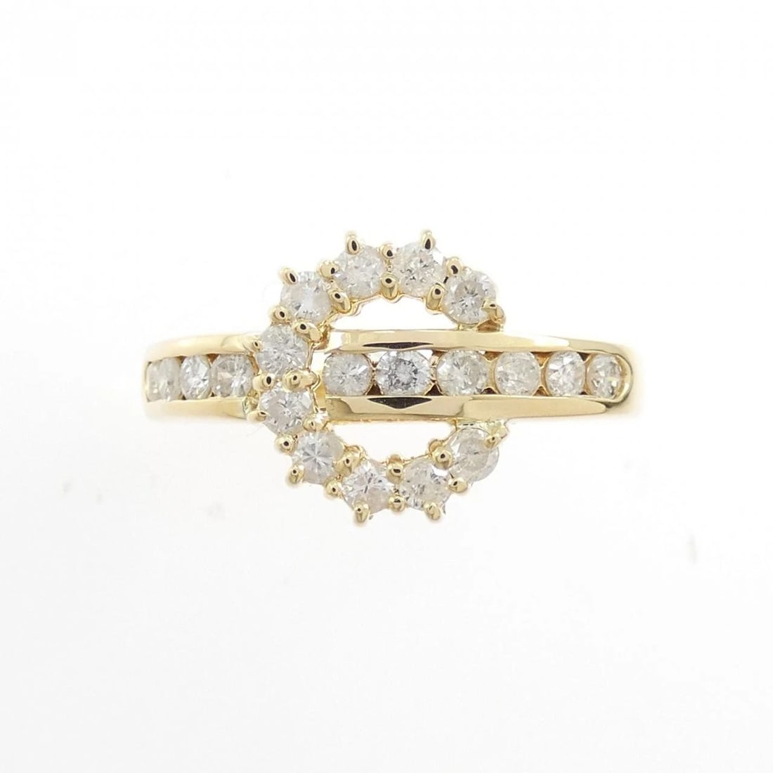 K18YG DIAMOND RING - 2