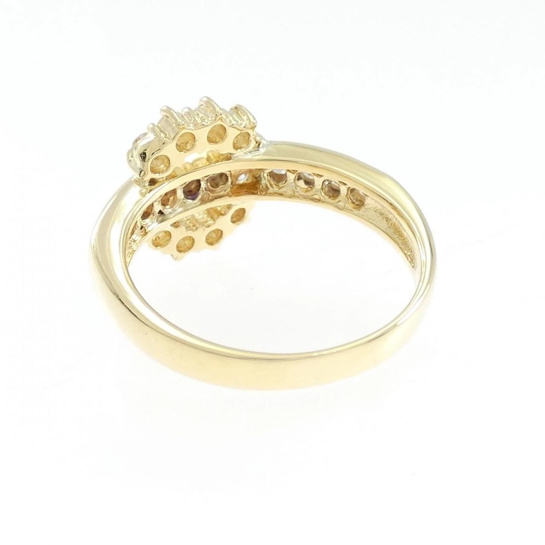 K18YG DIAMOND RING - 3