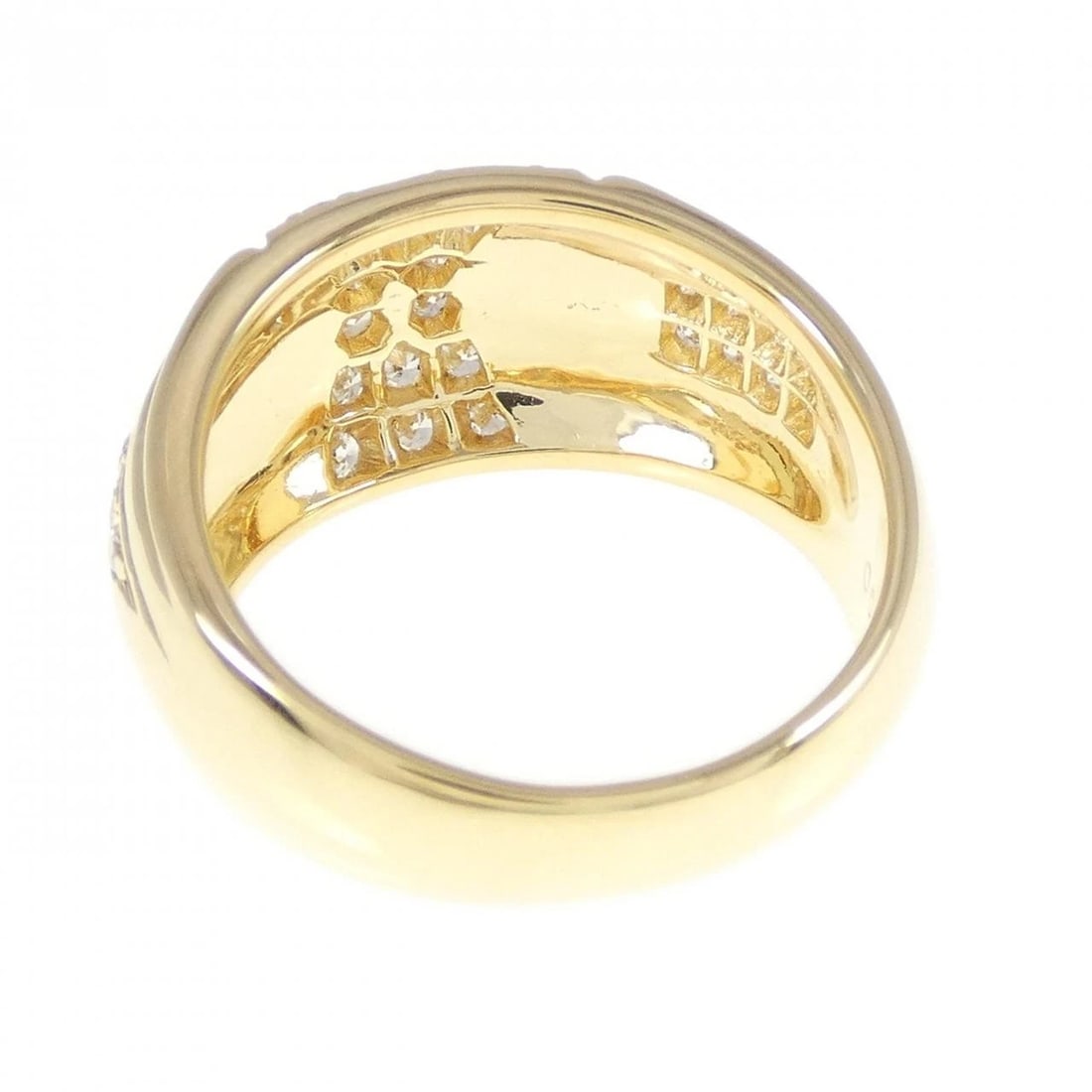 K18YG DIAMOND RING - 3