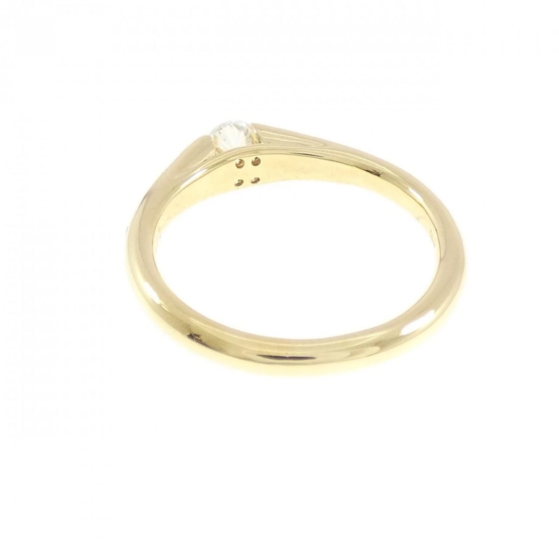 K18YG DIAMOND RING - 3
