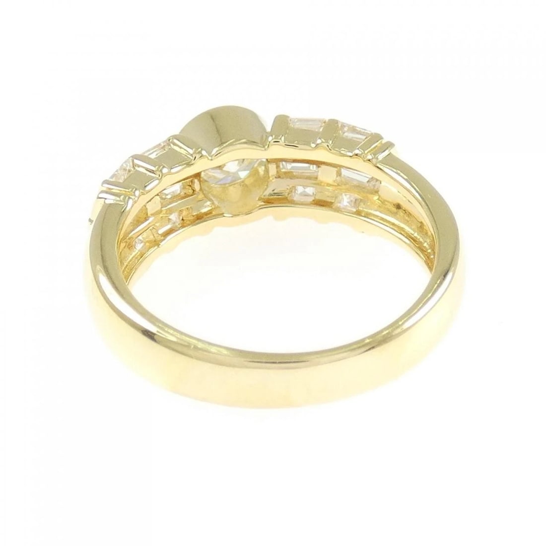 K18YG DIAMOND RING - 3