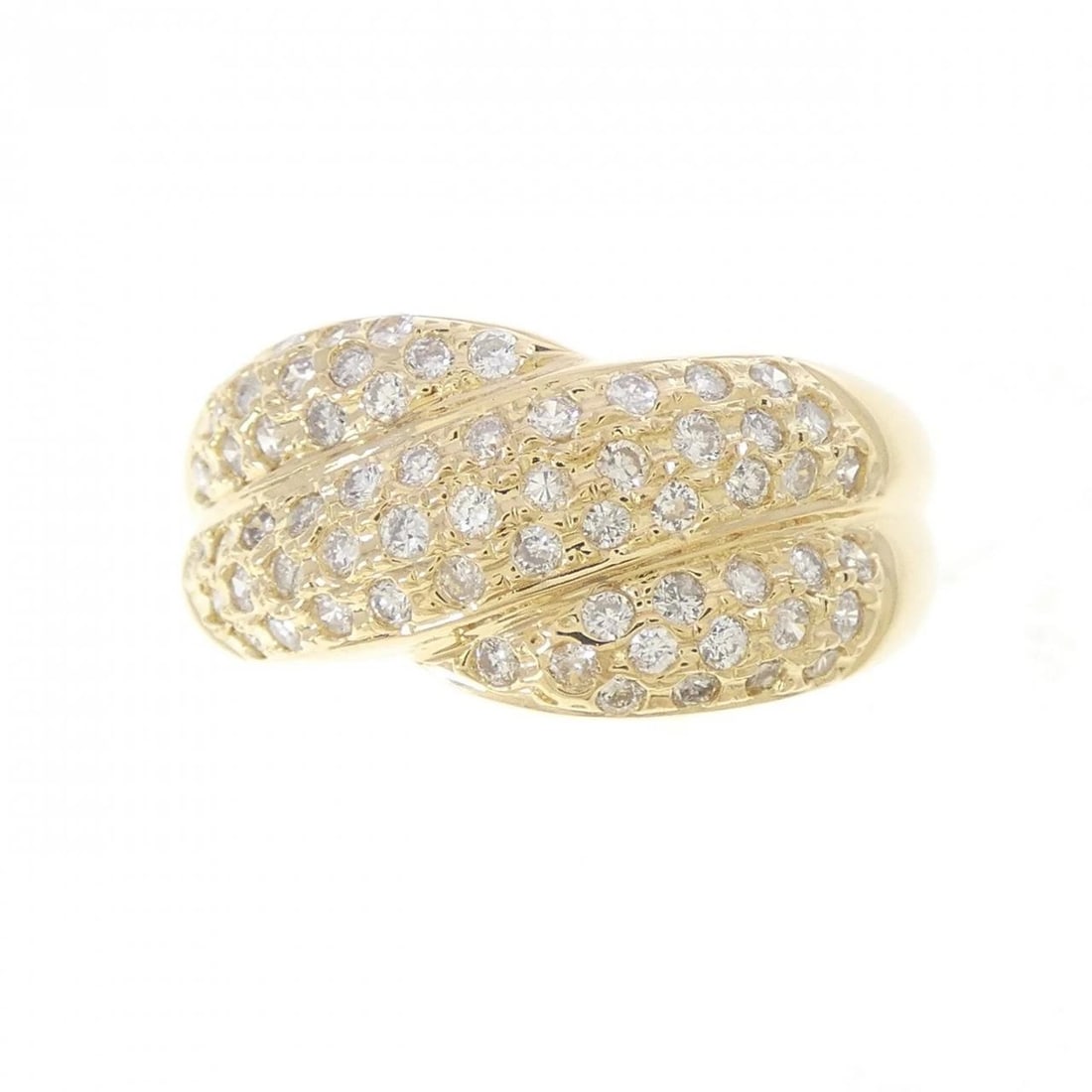 K18YG DIAMOND RING - 2