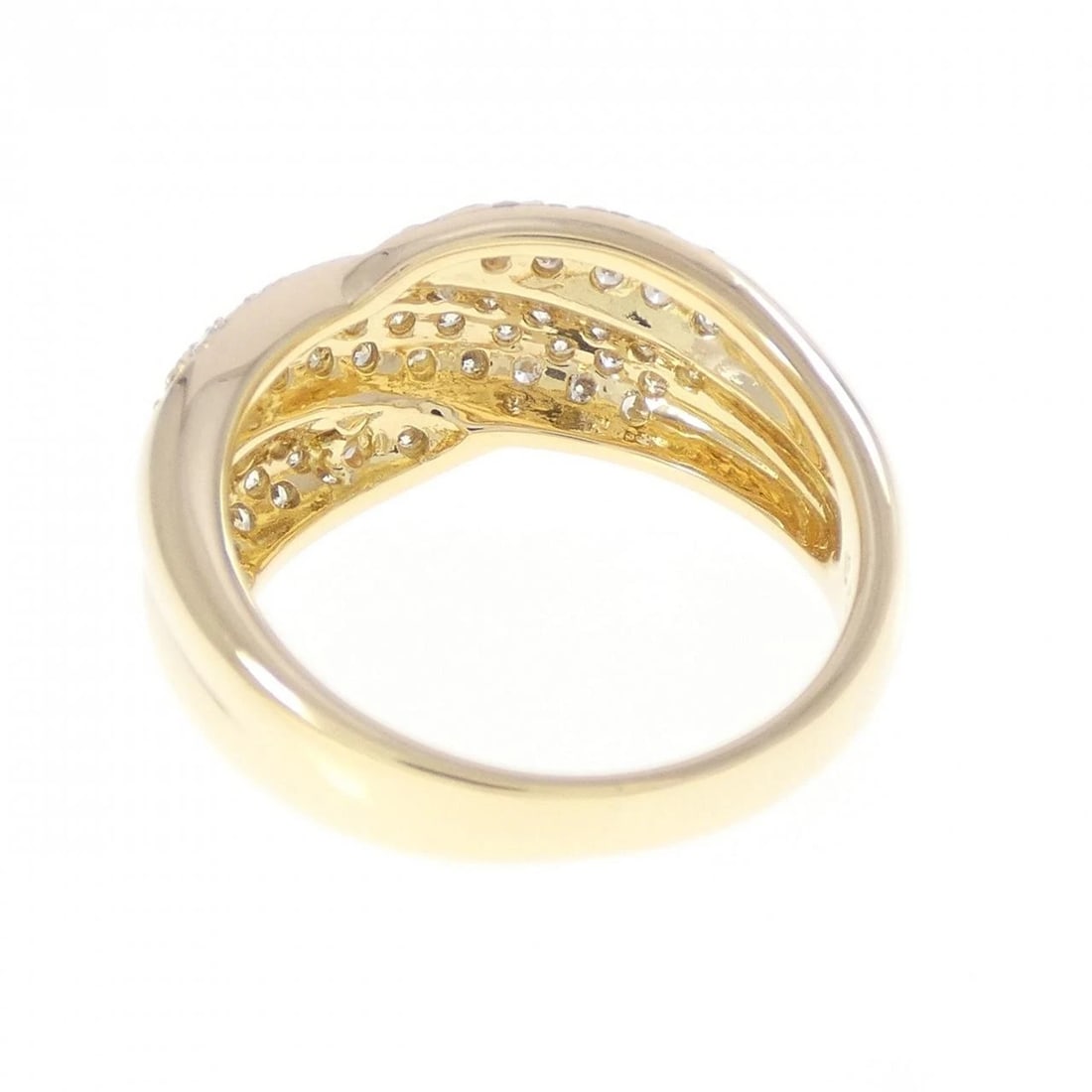 K18YG DIAMOND RING - 3