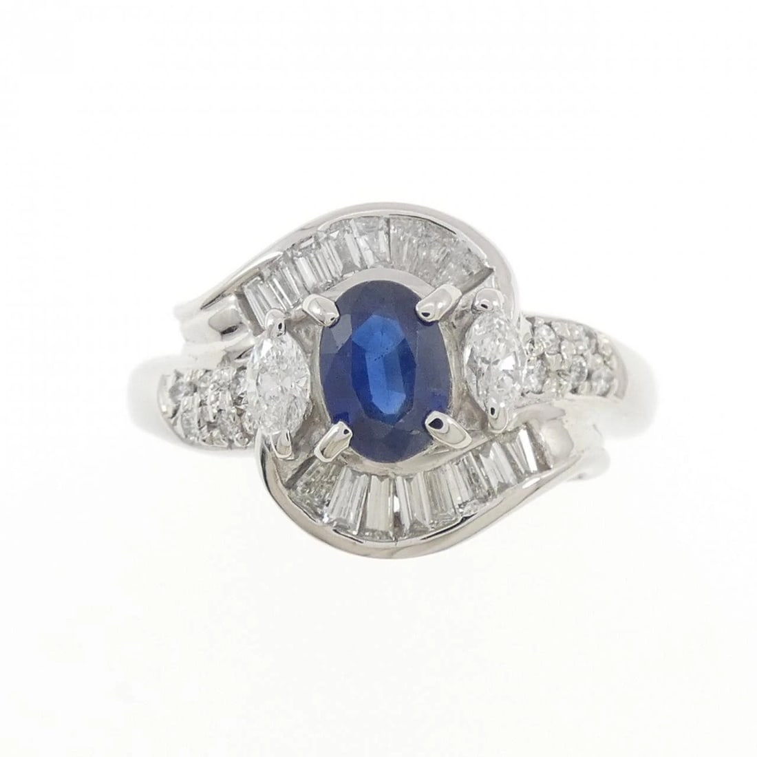 PT900 SAPPHIRE RING - 2