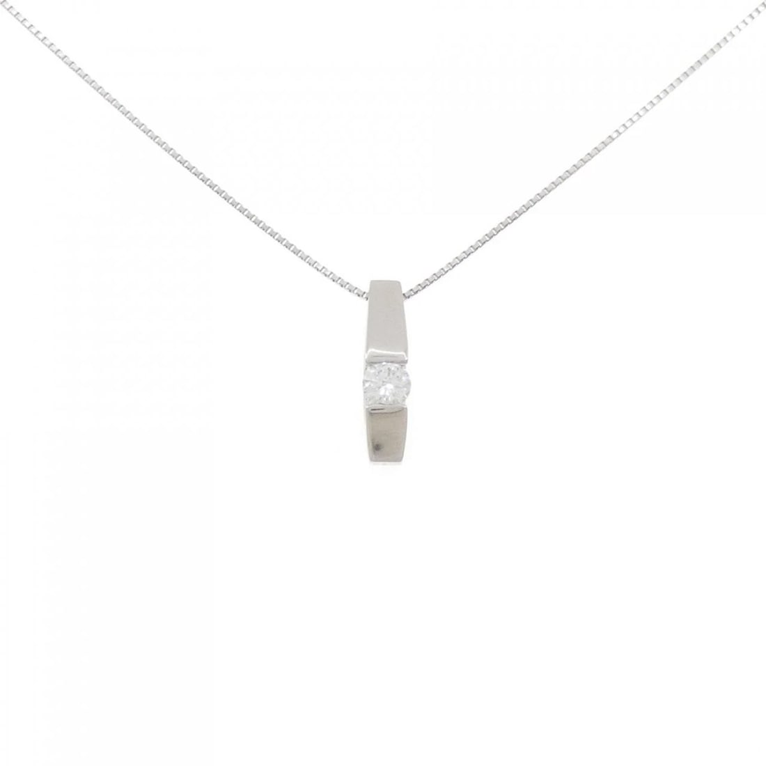 PT900/PT850 DIAMOND NECKLACE: PT900/PT850 Diamond Necklace Brand: Unbranded Type/Style: Diamond Necklace Material: Platinum900/Platinum850, Main Stone Natural Color: PT Size: Length: 45cm Accessories: None Accessories Notice: