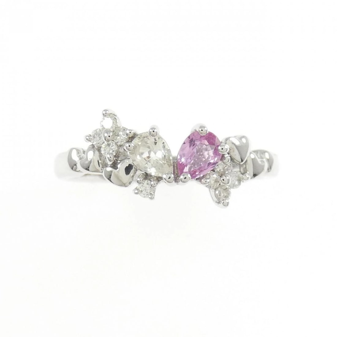 K18WG SAPPHIRE RING - 2
