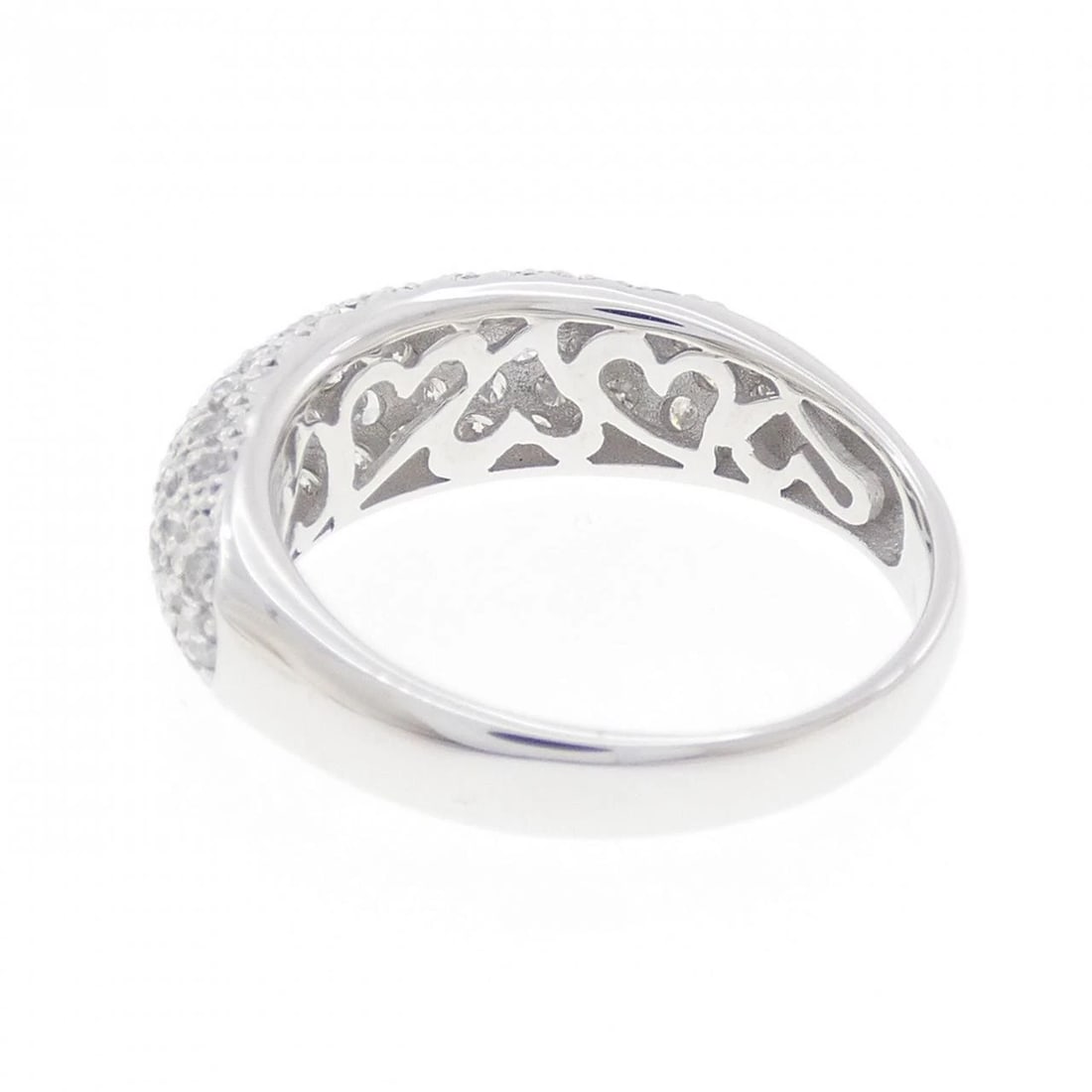 K18WG PAVE DIAMOND RING - 3