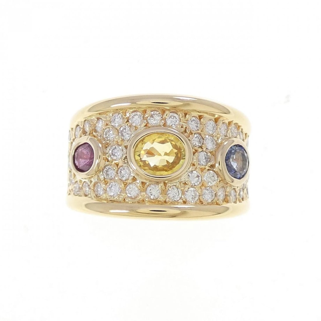 K18YG SAPPHIRE RING - 2