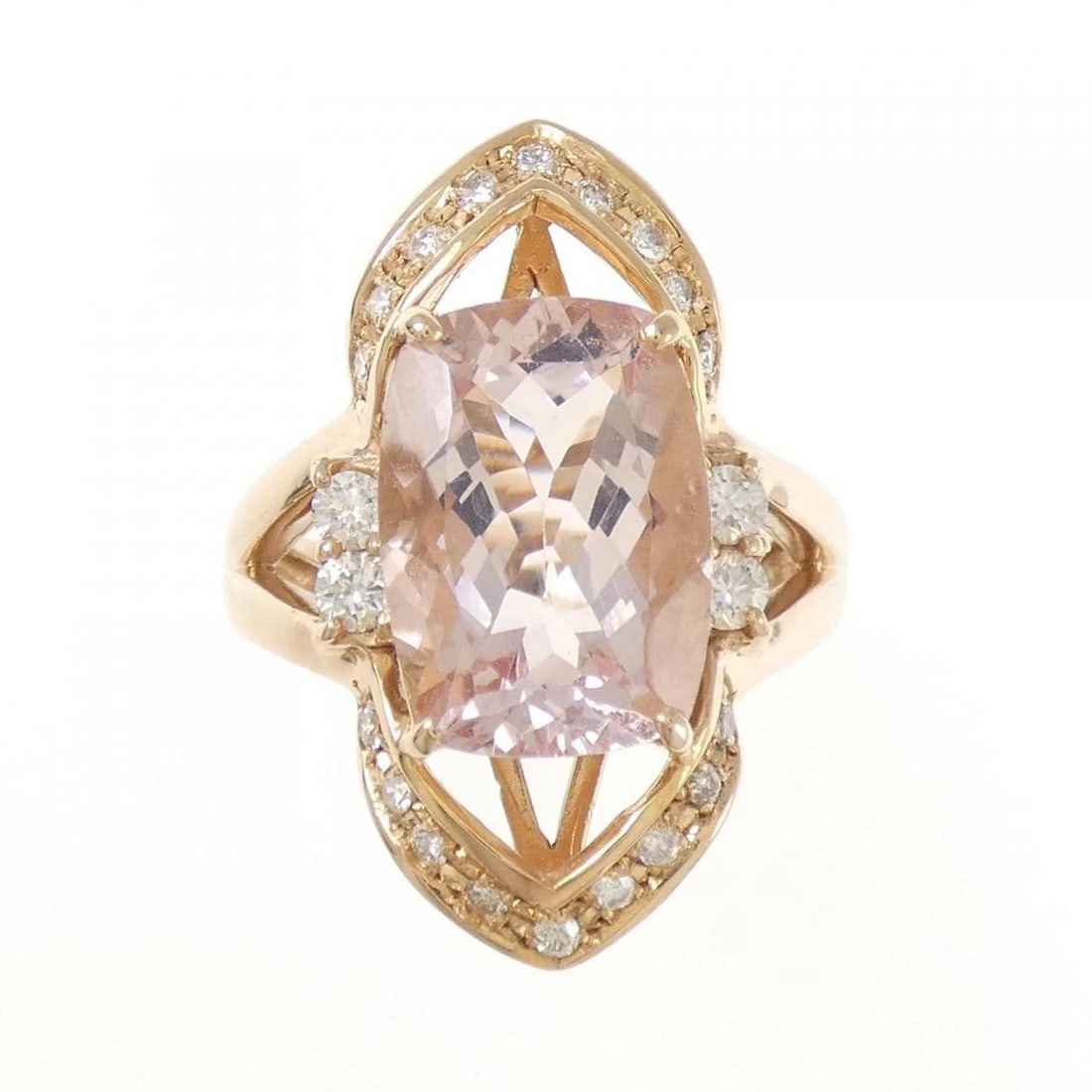 K18PG MORGANITE RING - 2
