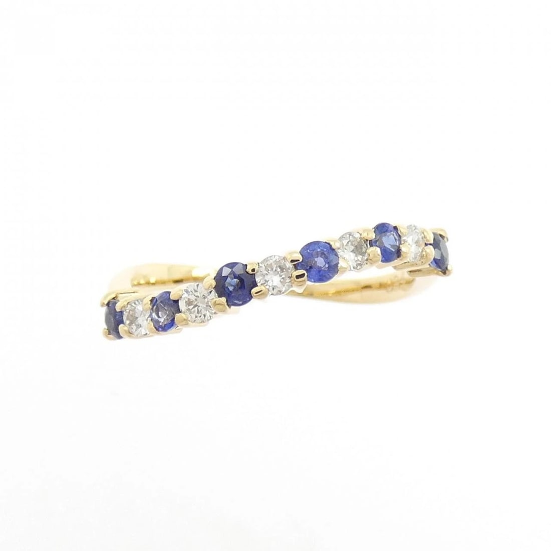 K18YG SAPPHIRE RING - 2