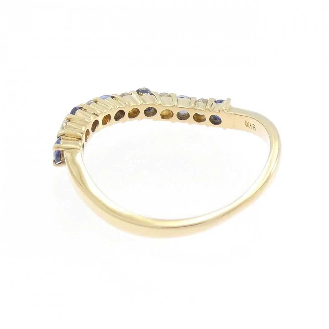 K18YG SAPPHIRE RING - 3